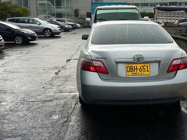 Luis Javier Rojas Morera fue capturado cuando movilizaba 613 millones de pesos en un carro del Congreso de la República, al parecer de las bacrim. Foto: Colprensa