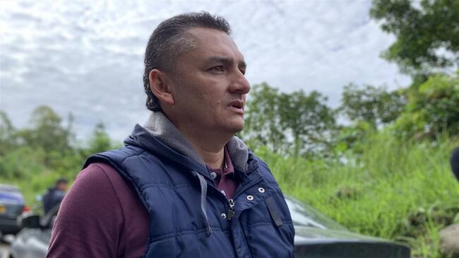 El alcalde Jesús Eduardo Díaz dijo que se realizará la primera audiencia a la firma contratista que incumplió las obras que pretendían la reubicación de 92 familias. Foto: La W - Alcalde de Rosas