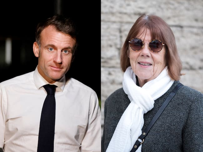 El presidente de Francia, Emmanuel Macron (Ludovic Marin/POOL/AFP vía Getty Images), y Gisèle Pelicot (Arnold Jerocki/Getty Images)