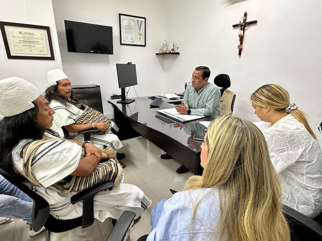 Reunión con la Registraduría y representantes de las comunidades indígenas/ Registraduría