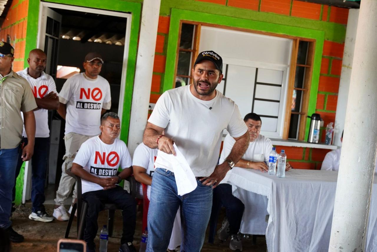 “Ha faltado voluntad de los Gobiernos centrales para solucionar”: gobernador de Córdoba por erosión costera. Foto: prensa Gobernación de Córdoba.