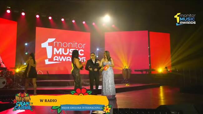 W Radio gana Premio Monitor Latino a Mejor Emisora Internacional. Foto: suministrada.
