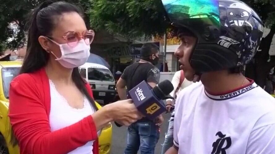 “En el COVID-19 no creo” la curiosa respuesta de ciudadano sobre por qué no usa tapabocas. Foto: Cortesía