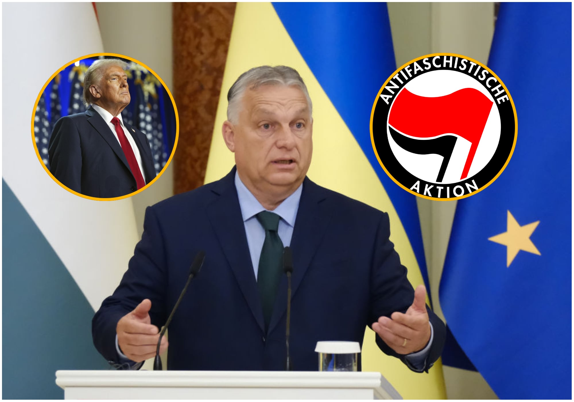 Viktor Orbán, primer ministro de Hungría, sigue a Trump y quiere declarar 'Antifa' "organización terrorista". Foto: Getty Images.
