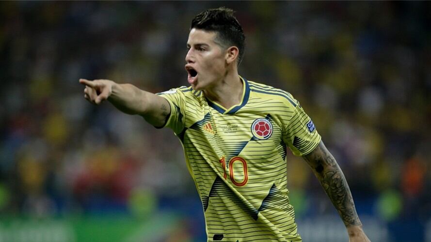 James Rodríguez con la Selección Colombia. Foto: Colprensa-Diego Pineda
