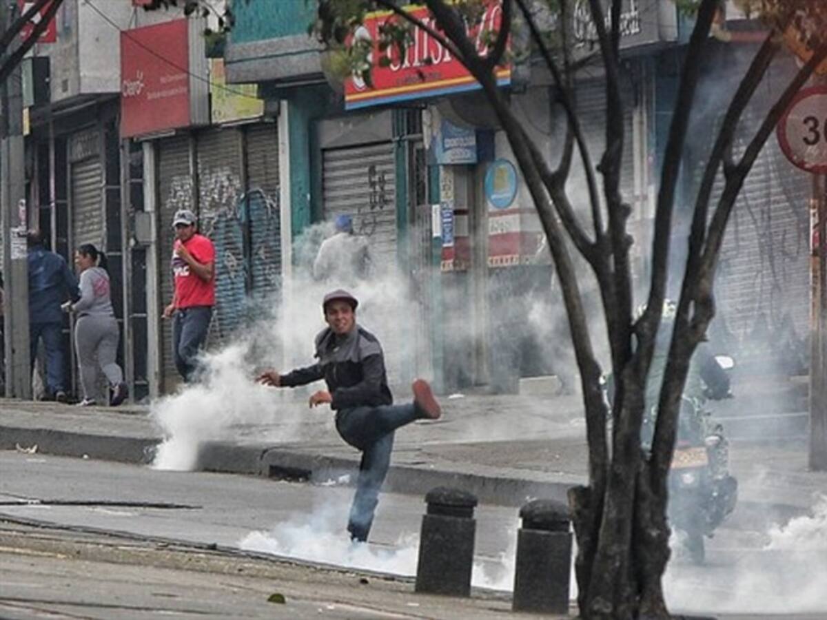 20 capturados por disturbios en Usme