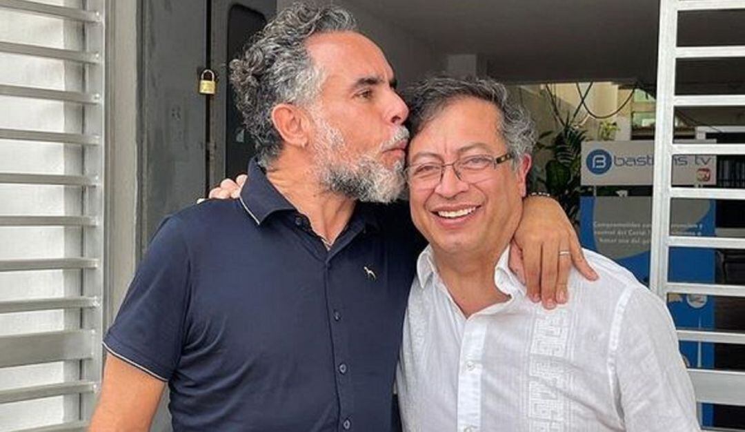 Armando Benedetti y Gustavo Petro. Foto: Cortesía.