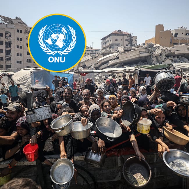 La ONU declaró oficialmente la situación de hambruna en la Franja de Gaza. Foto: Getty Images.