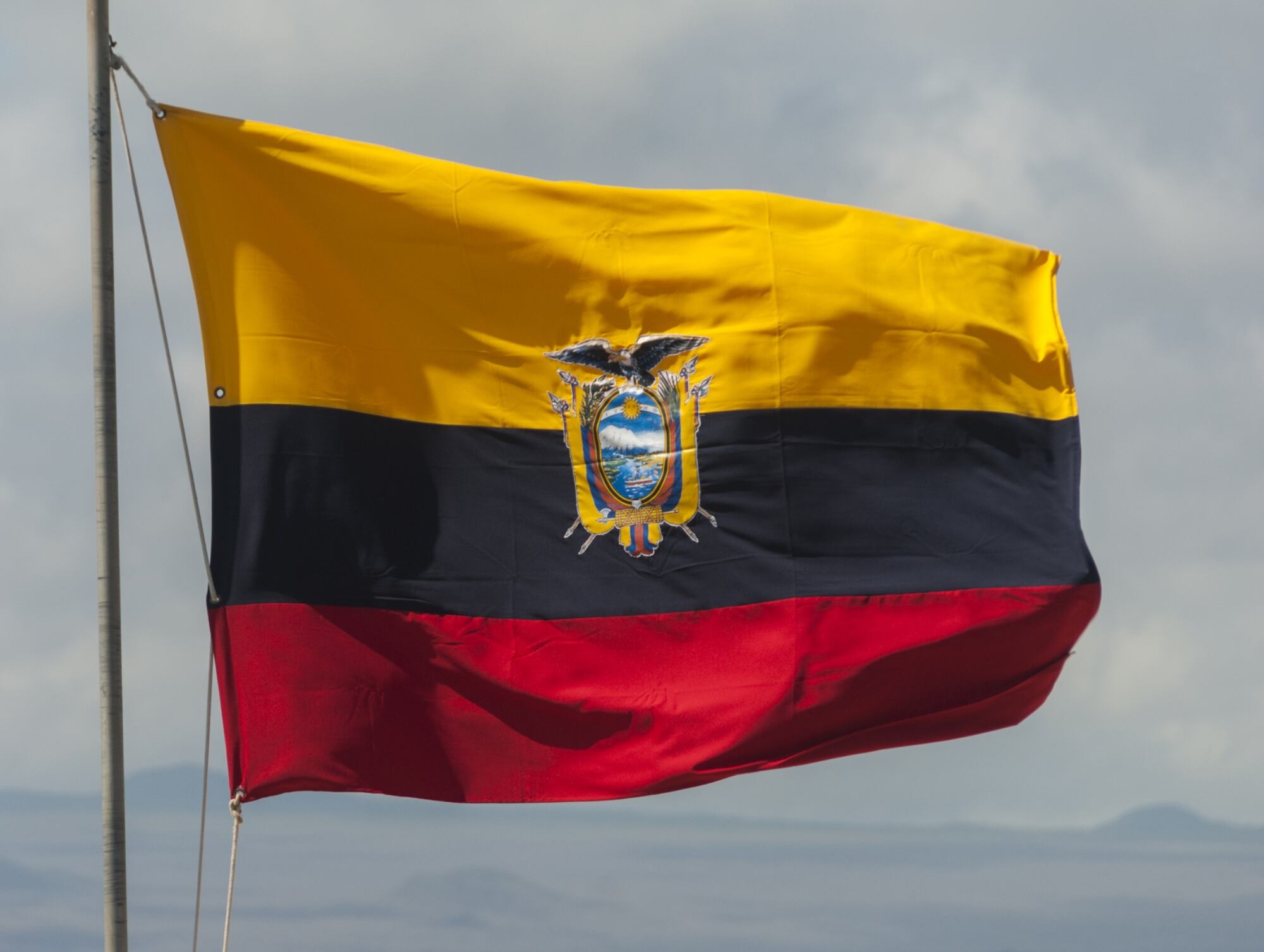 Bandera de Ecuador. I Foto: Getty Images.