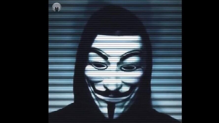 El grupo de hackers publicó un video donde manifiesta su desacuerdo con el asesinato de Floyd.. Foto: Cortesía