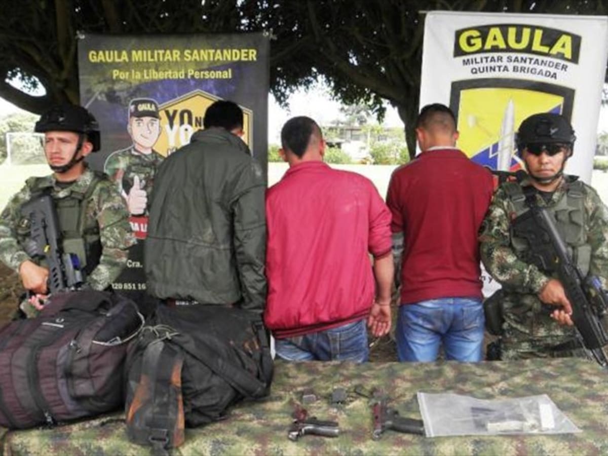 Legalizan captura de presuntos responsables de secuestro de comerciante en Santander