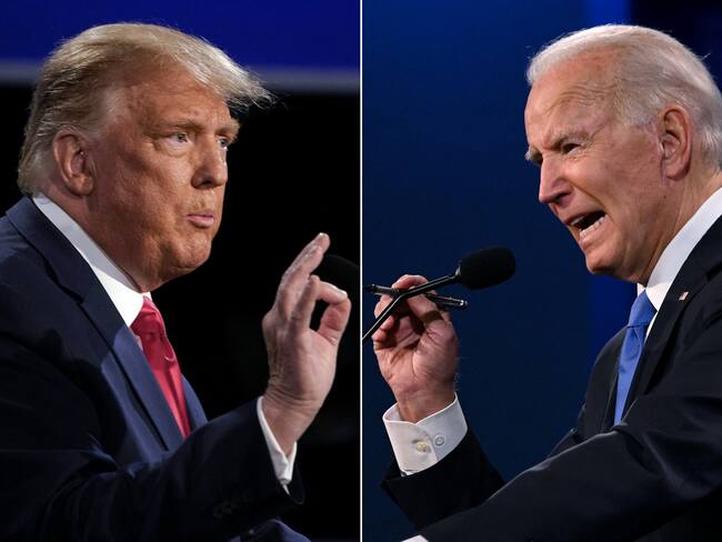 Joe Biden y Donald Trump. Foto: Getty Images.