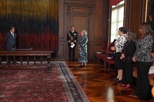 Petro posesionó a Lourdes Castro como consejera de Derechos Humanos de Presidencia. Foto: Presidencia.