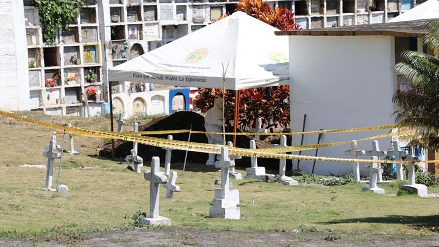 La JEP encontró en Dabeiba 10 cuerpos de posibles víctimas de falsos positivos. Foto: JEP