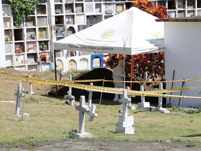 La JEP encontró en Dabeiba 10 cuerpos de posibles víctimas de falsos positivos. Foto: JEP