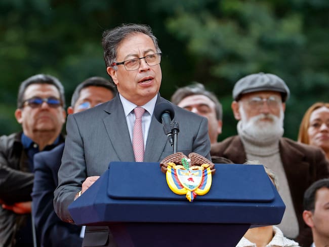 Presidente Gustavo Petro. Foto: EFE/ Mauricio Dueñas Castañeda