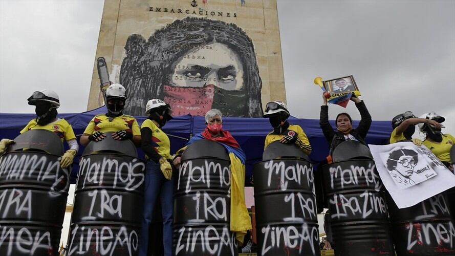 Un integrante de la Primera Línea sector de la Na-be (Nave y Belén) respondió en Sigue La W a las declaraciones del presidente Duque.. Foto: Colprensa - Álvaro Tavera