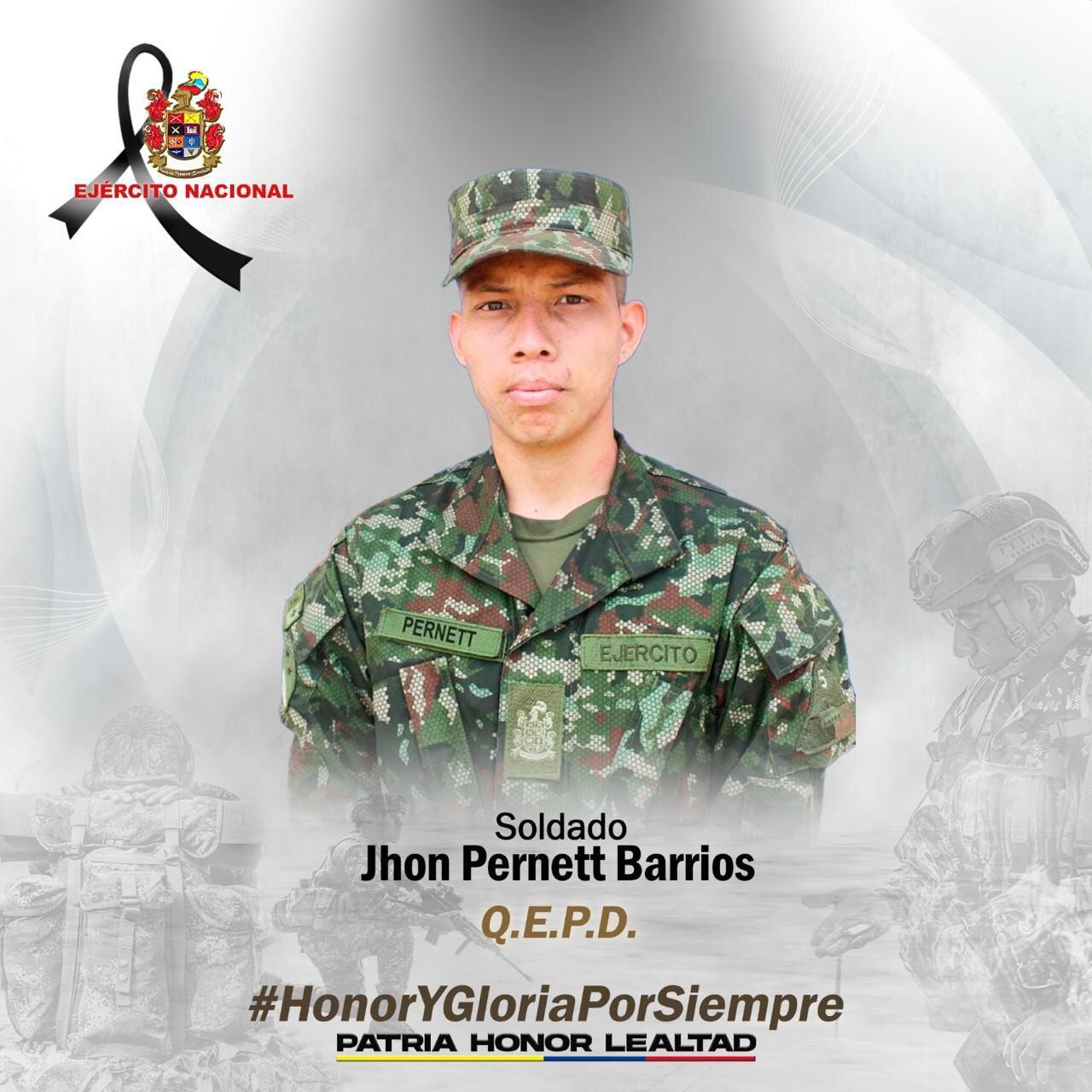 Atentado con explosivos en Norte de Santander deja un soldado muerto. Foto: suministrada.