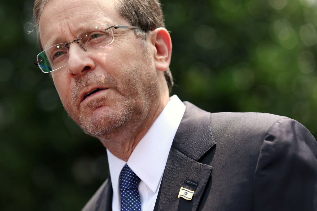 Presidente de Israel, Isaac Herzog. (Photo by Kevin Dietsch/Getty Images)