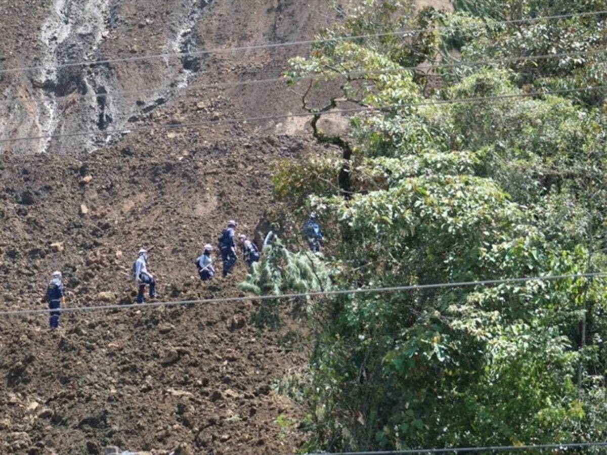 Deslizamiento en Antioquia dejó cuatro muertos y cinco heridos