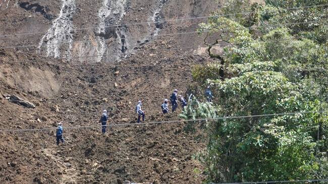 Foto ilustrativa deslizamiento de tierra. Foto: Colprensa