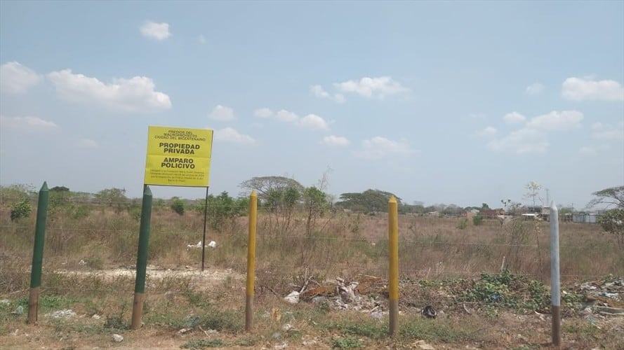 Parte del proyecto está frenado por un amparo policivo en medio del pleito. Foto: Antonio Canchila