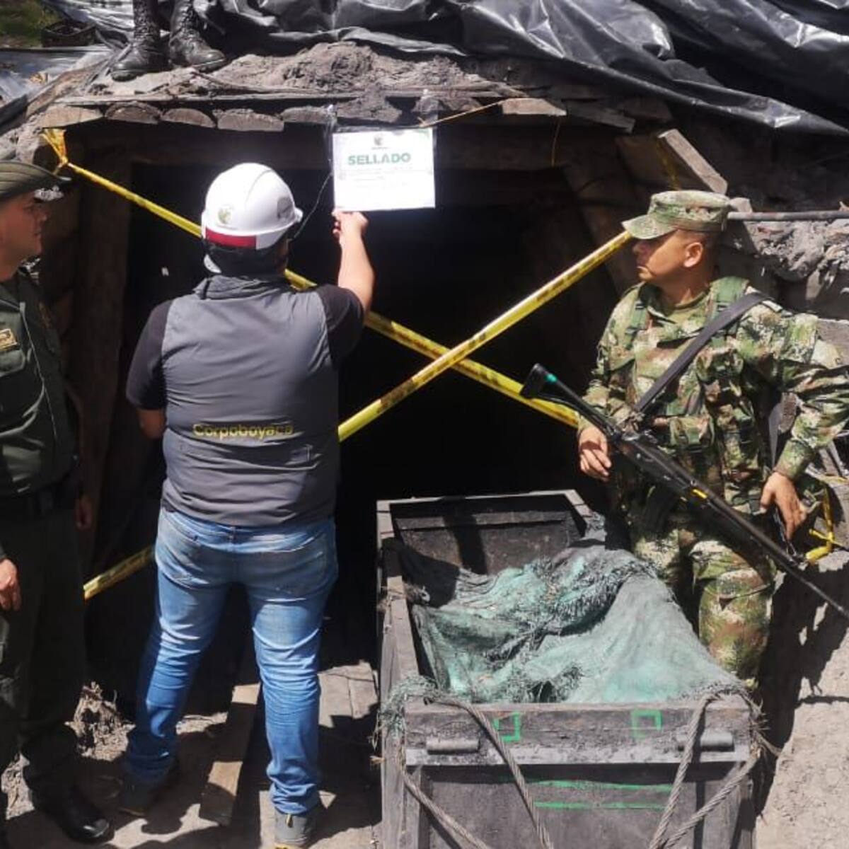 Cierran 12 bocaminas en el Páramo de Pisba en Boyacá