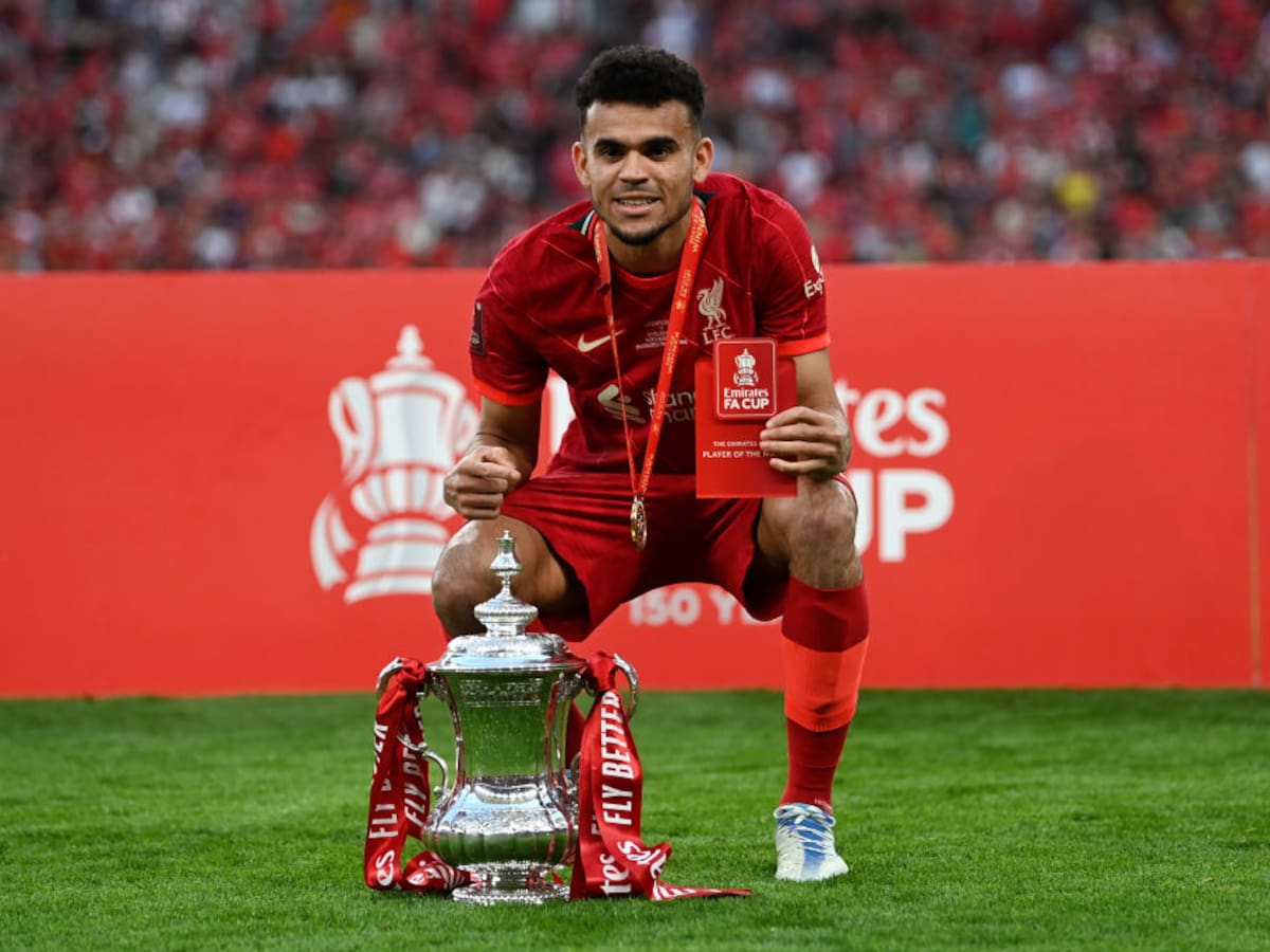 Luis Díaz campeón y mejor jugador en la final de la FA Cup
