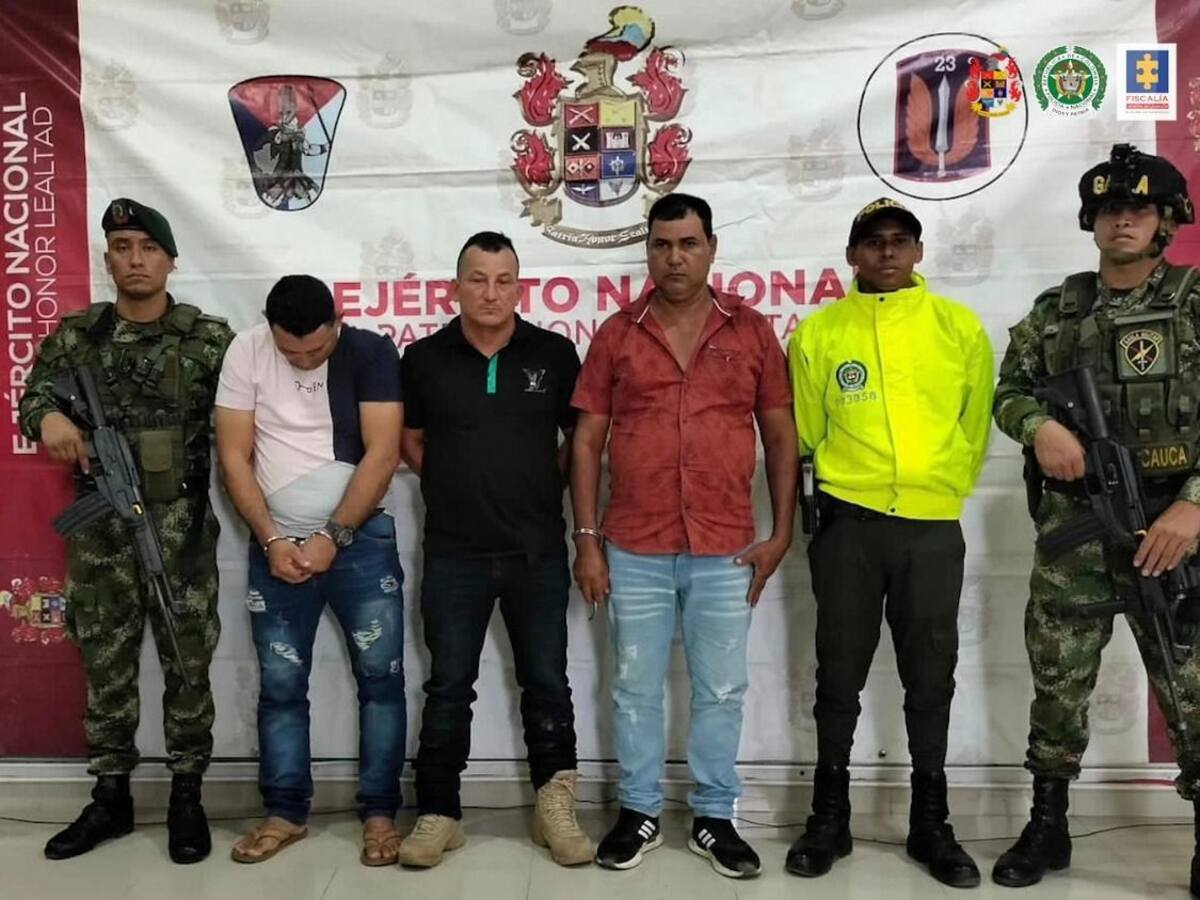 Capturan a tres presuntos cabecillas del Clan del Golfo en el sur de Córdoba