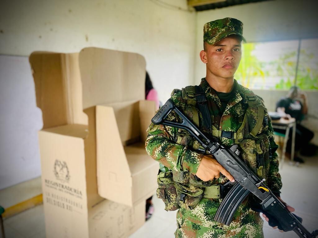 Soldado del Ejército en Urabá. Foto: Ejército Nacional