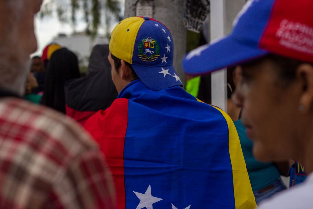 Imagen de referencia de bandera de Venezuela. Foto: Getty Images.