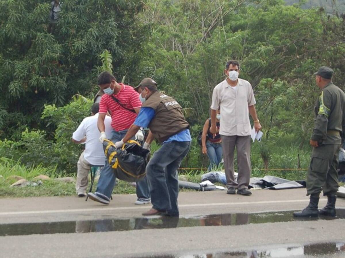 Conductor borracho mató a seis jóvenes en la vía Gaira-Santa Marta