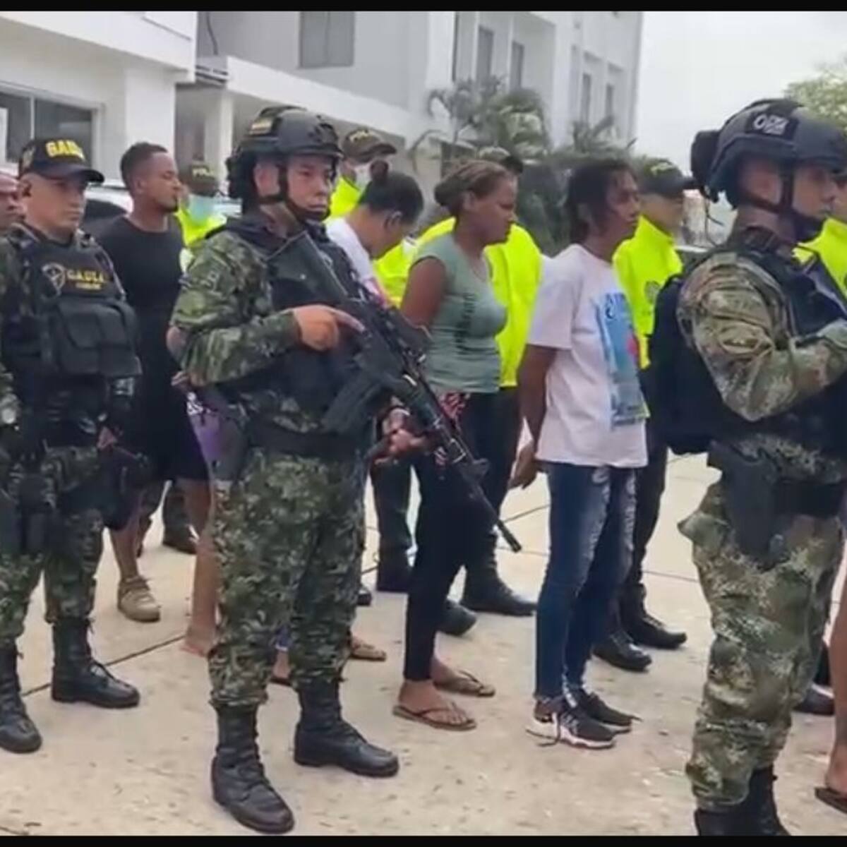 Ofensiva contra la extorsión: Fuerzas Militares capturaron a 35 personas en Atlántico