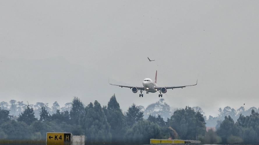Despegue avión, aeropuerto El Dorado. Créditos: Colprensa