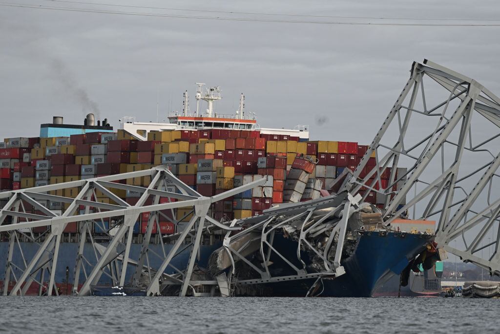 Puente Francis Scott Key. Foto: ROBERTO SCHMIDT/AFP vía Getty Images