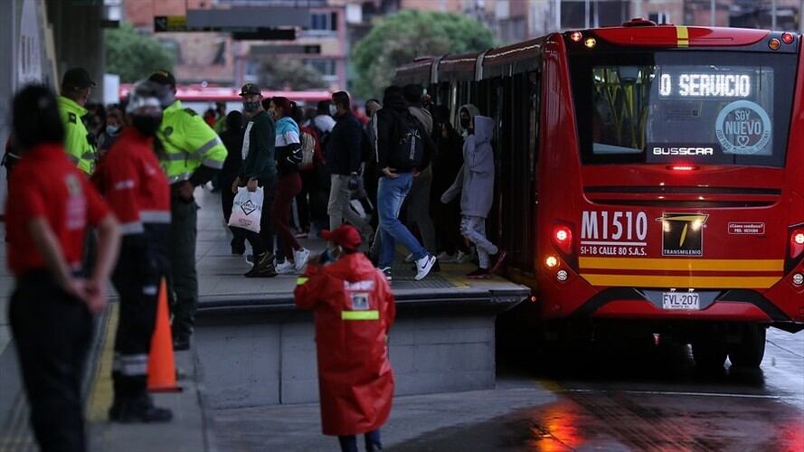 Accidente en Transmilenio / imagen de referencia. Foto: Colprensa