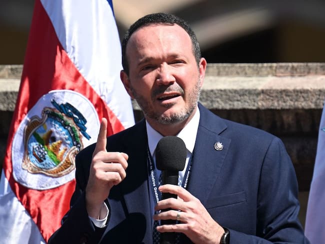 Gustavo Villatoro, ministro de Justicia y Seguridad de El Salvador. Foto: Johan Ordóñez / AFP vía Getty Images