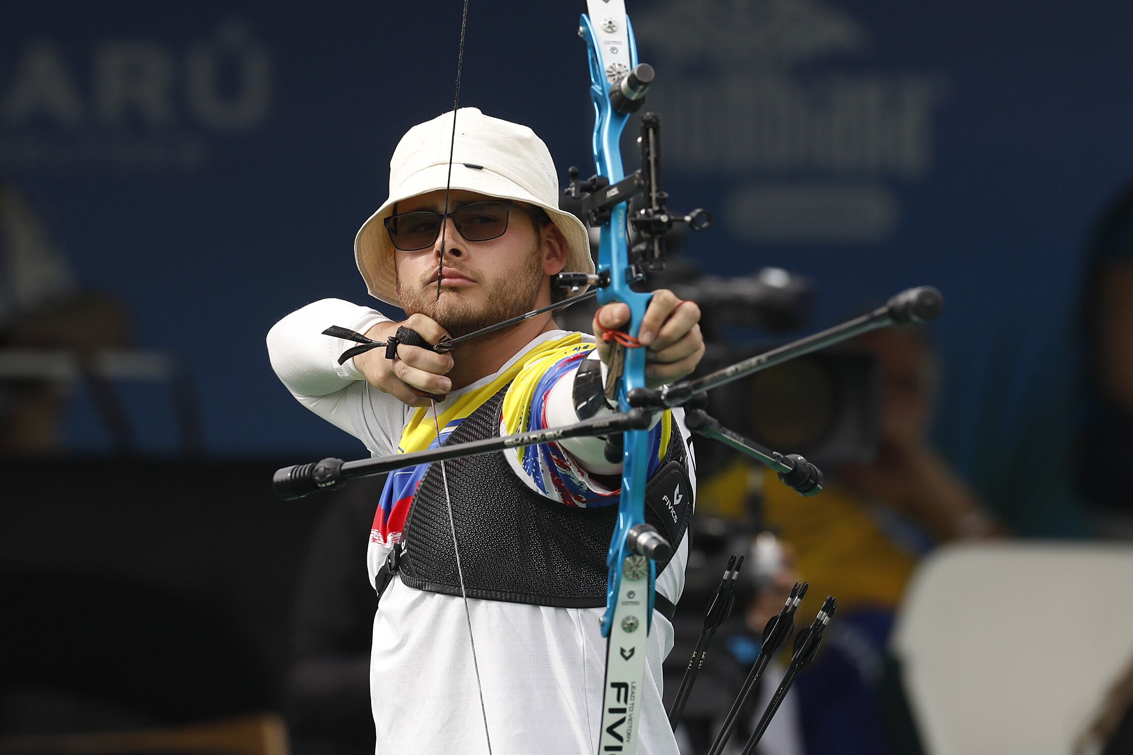 El colombiano Santiago Arcila. Foto: EFE/ Luis Eduardo Noriega Arboleda