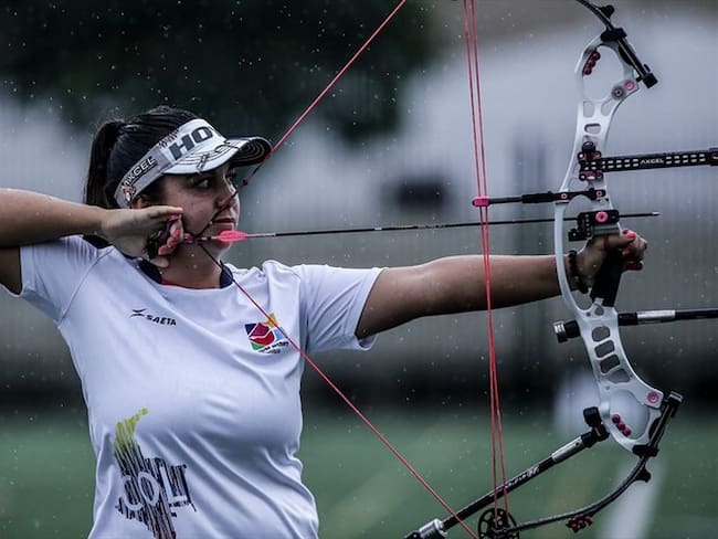 Sara López ha ganado tres medallas de oro en el mundial de tiro con arco