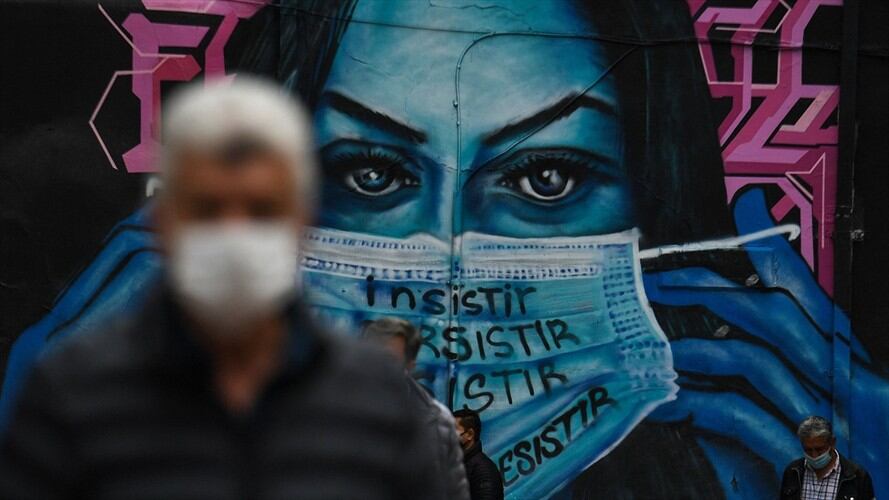 Ciudadanos colombianos en medio de la pandemia. Foto: JUAN BARRETO/AFP via Getty Images