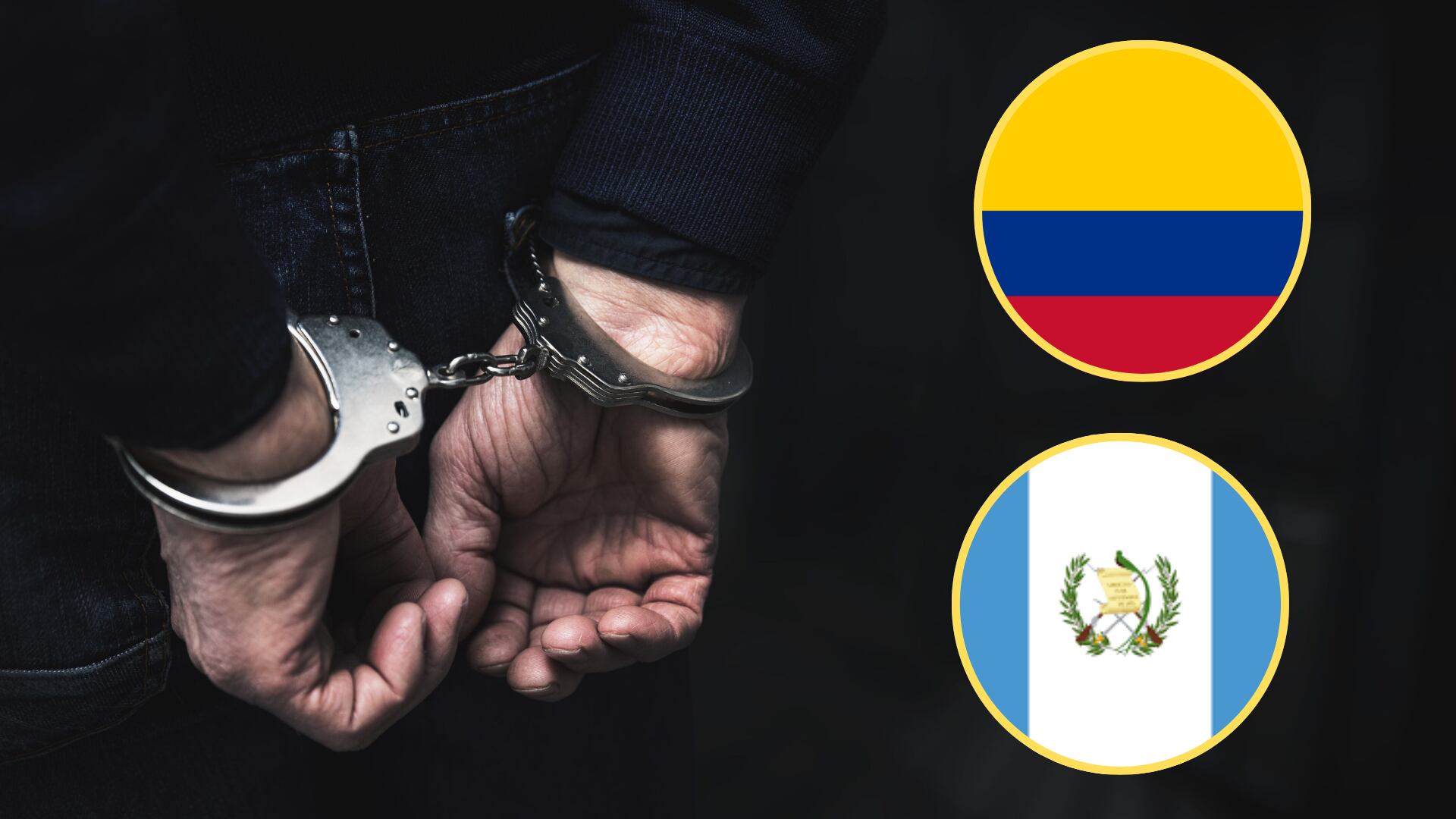 Esposas y banderas de Colombia y Guatemala, imagen de referencia. FOTO: Getty Images