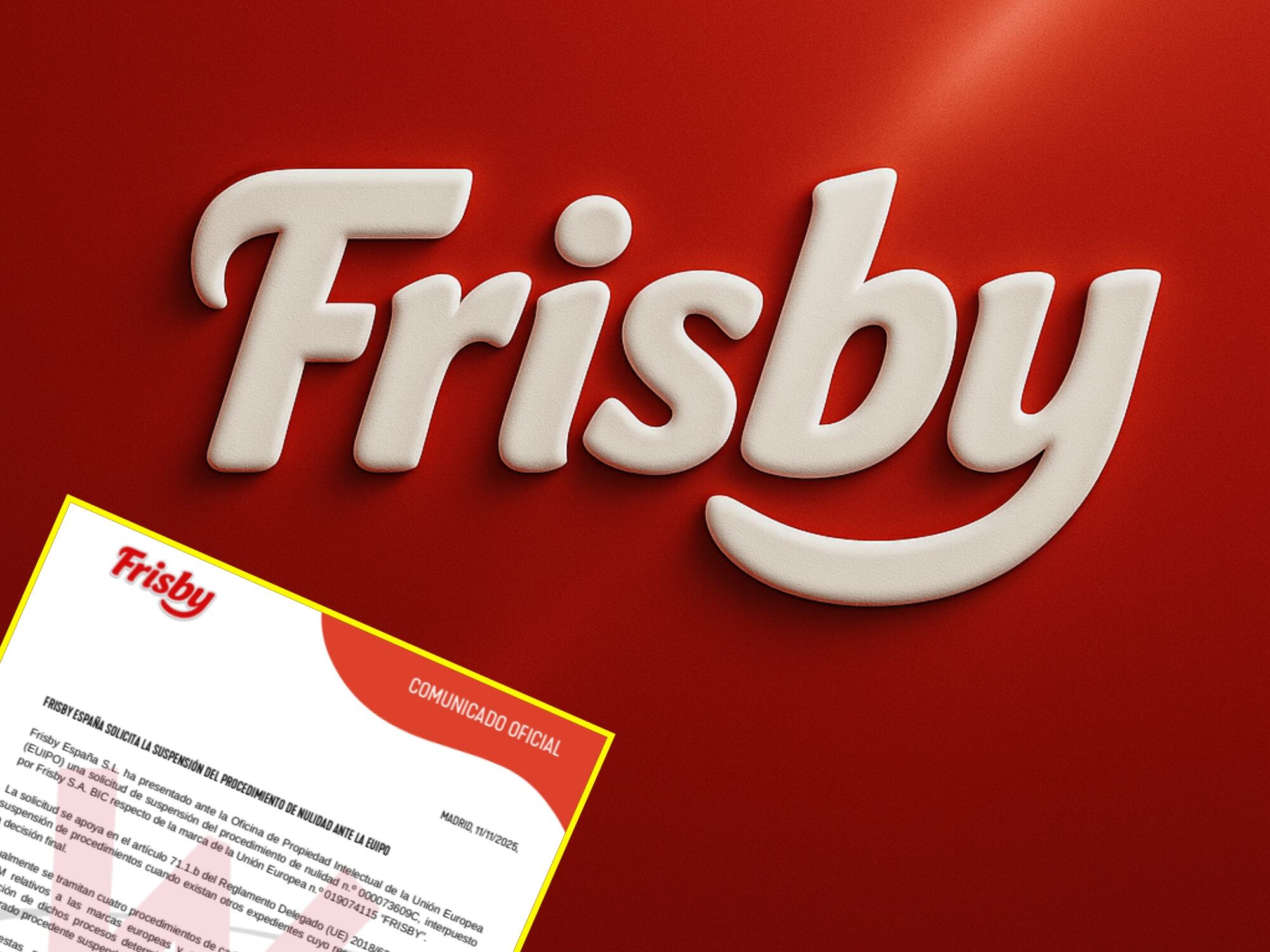 Logo Frisby España. Fotos: Cortesía