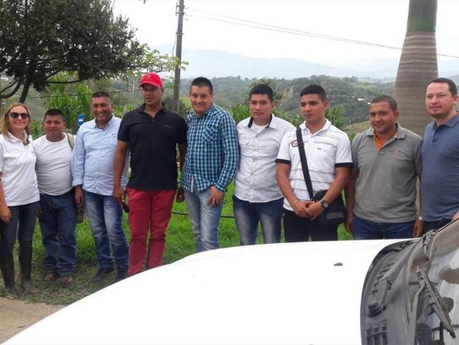 Liberan a los cuatro policías retenidos en el Cauca. Foto: Cortesía Policía Nacional