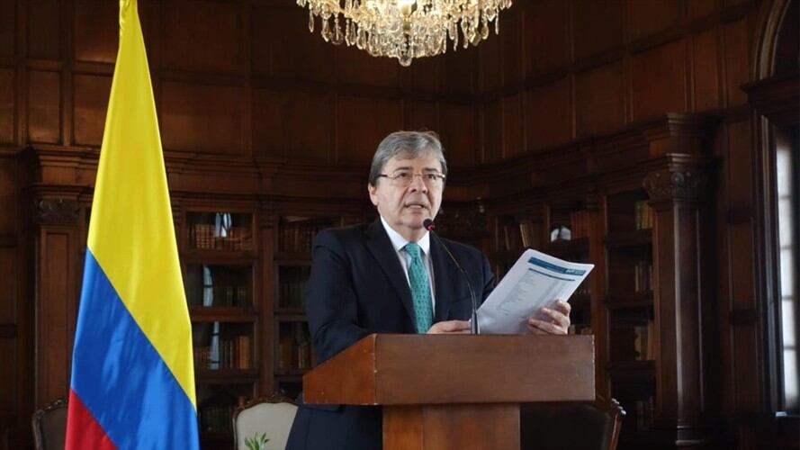 Carlos  Holmes Trujillo, canciller. Foto: Cancillería