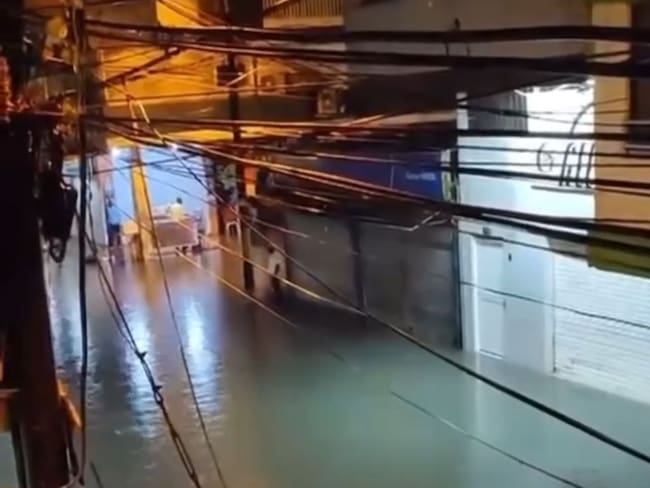 Las principales afectaciones se registraron en el casco urbano, especialmente en el muelle y la zona céntrica. Foto: Cortesía.