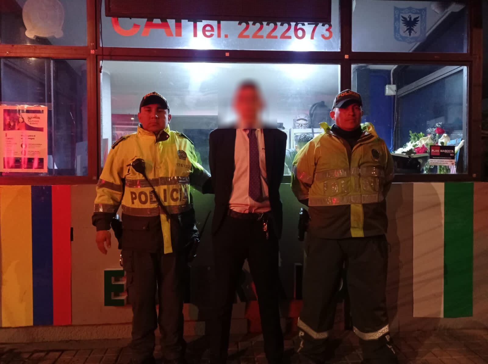 Hombre que habría querido infiltrarse en esquema de Gustavo Petro. Foto: Policía