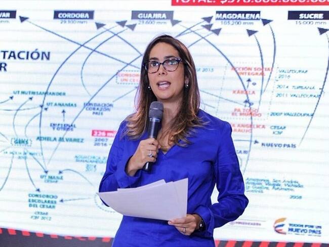 Gina Parody, ministra de Educación. Foto: Colprensa