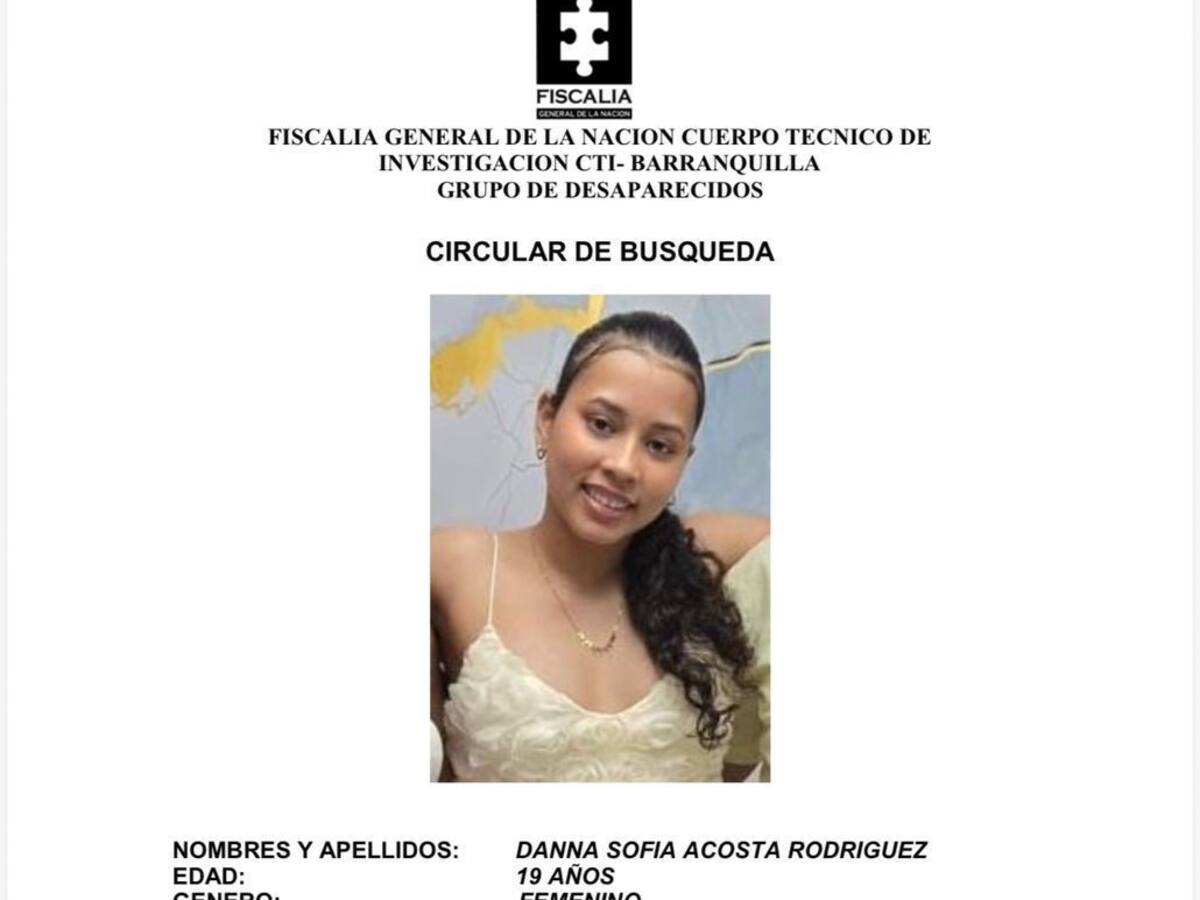 Investigan desaparición de estudiante de medicina oriunda de Plato, Magdalena