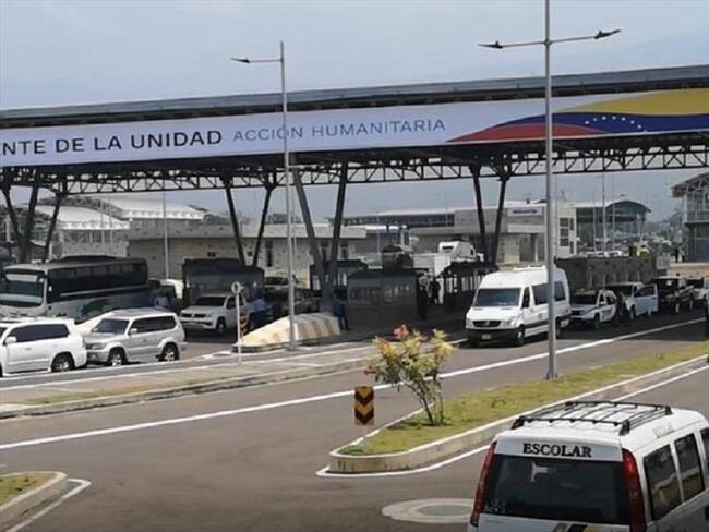 Puente internacional Tienditas. Foto: Colprensa