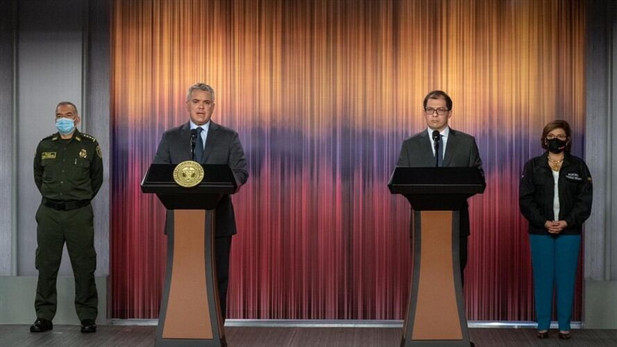 Según el mandatario, alias ‘Fercho’ delinque en organizaciones vinculadas con el ELN y el narcotráfico.. Foto: Cortesía Presidencia